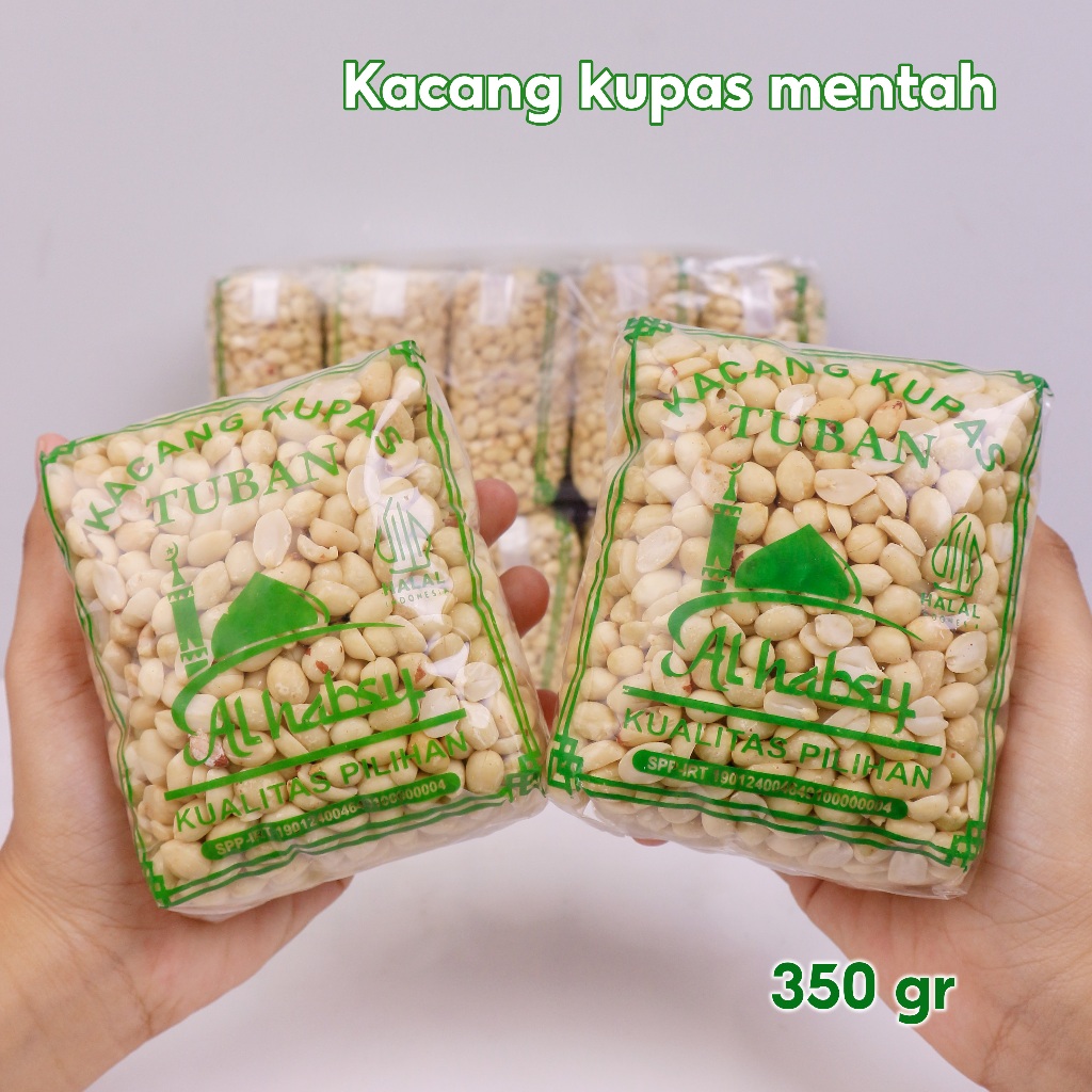 

SEJAHTERA SELALU - Kacang Tanah Kupas Tuban Mentah Kemasan 350 Gram / kacang Mentah Kupas