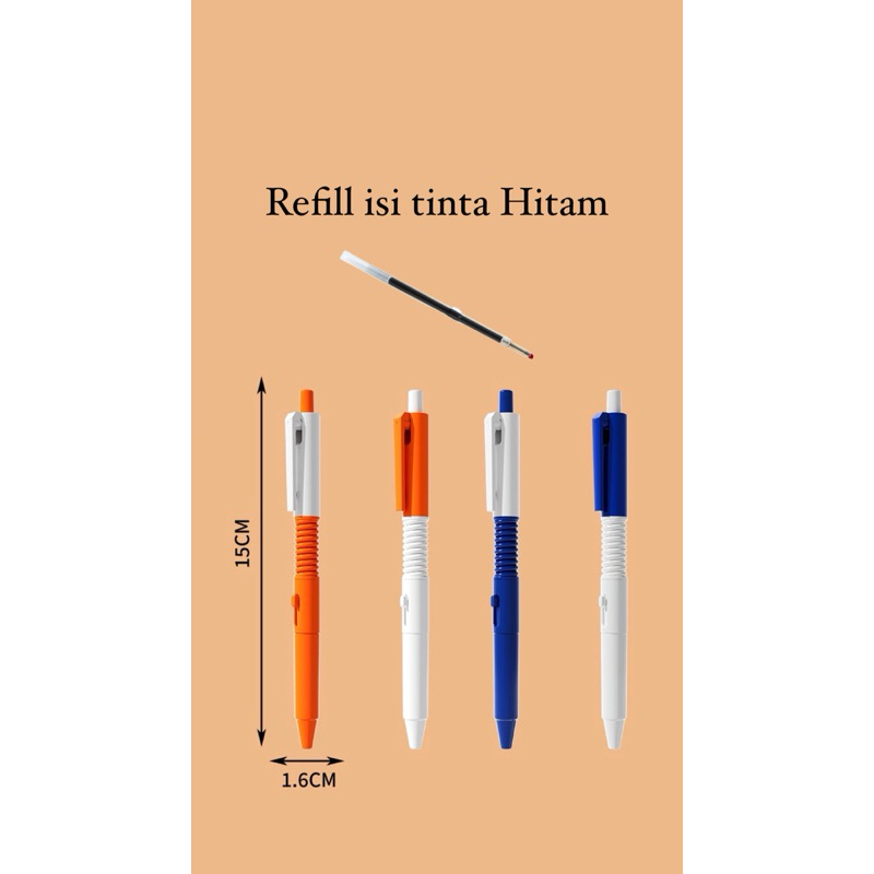 

Coolpro Refill isi tinta pulpen Hitam