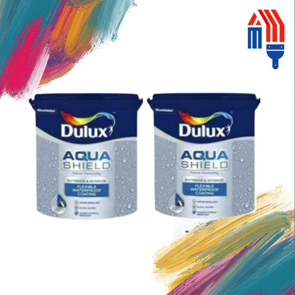 Dulux Aquashield Cat Tembok Interior & Exterior Waterproof 1kg