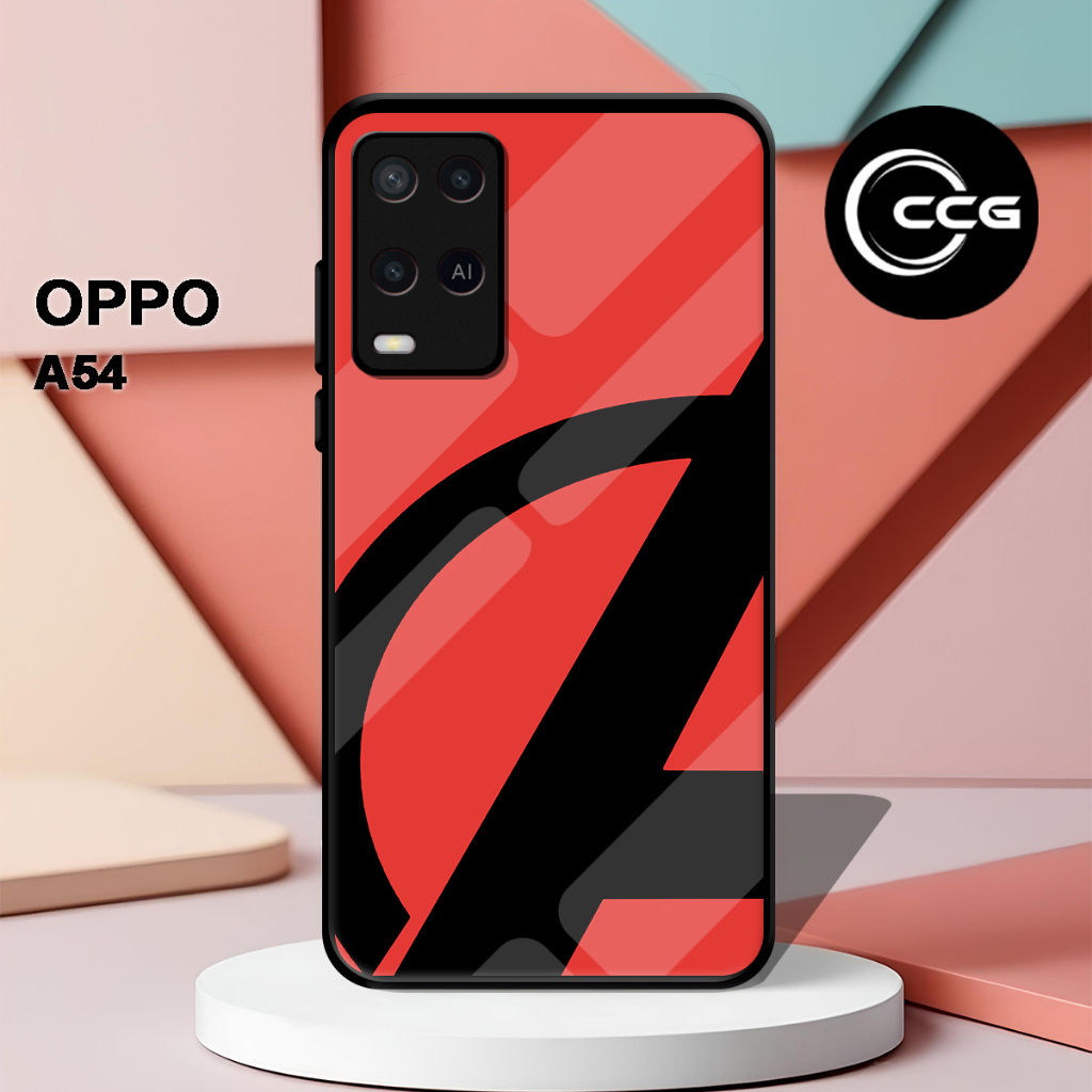 ( LV 17 ) Casing Case Sofcase Glossy Untuk hp Oppo A54 l Motif Anime l Abstrak l Cute l Lucu l Kesin