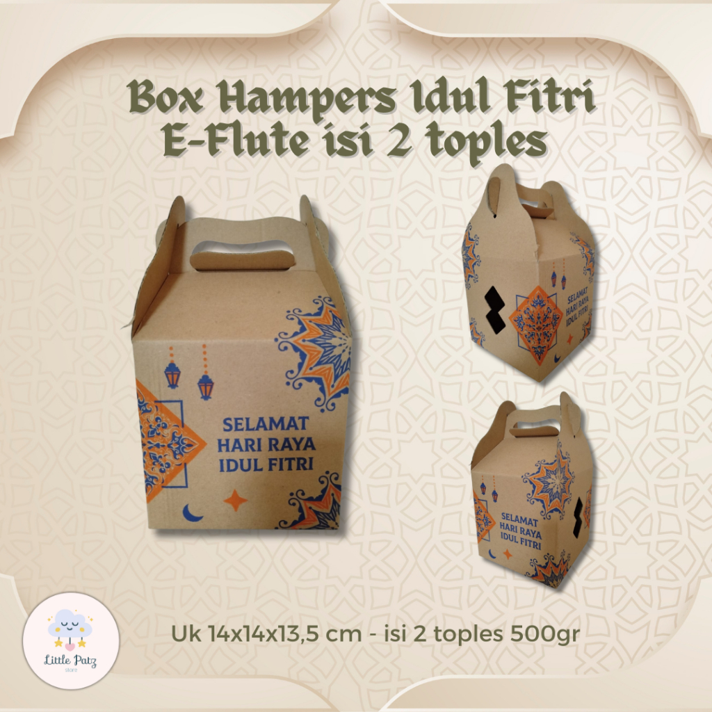 

NEW ARRIVAL!! Box Lebaran Idul Fitri E-FLUTE Isi 2 TOPLES 500gr