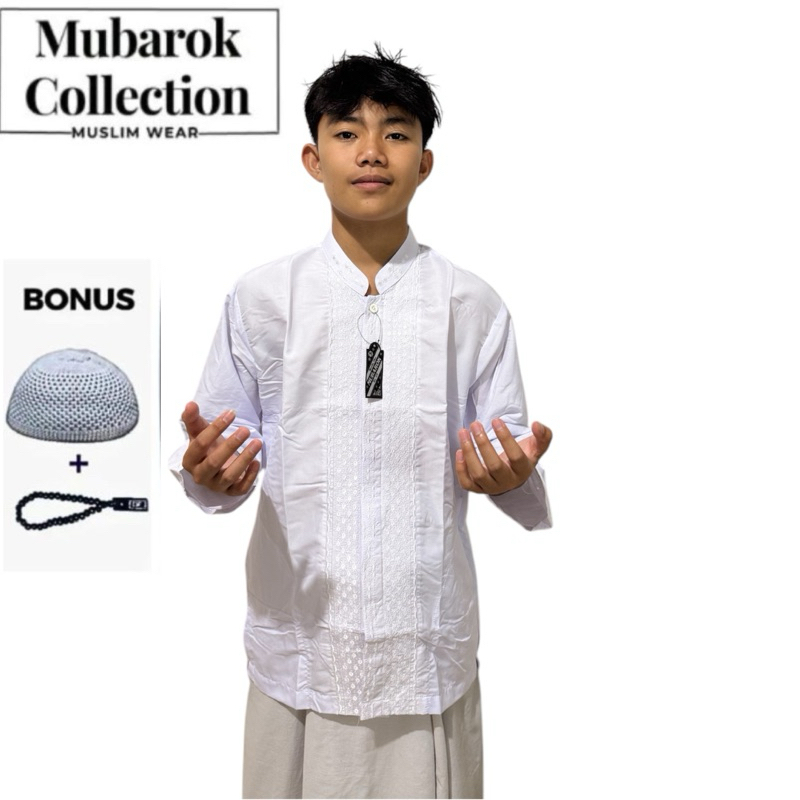 mubarok collection Baju koko/baju koko termurah/baju koko putih/baju koko dewasa/baju koko bordir/