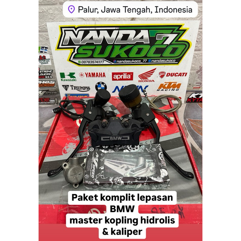 kaliper BMW master rem kanan kiri magura lepasan BMW