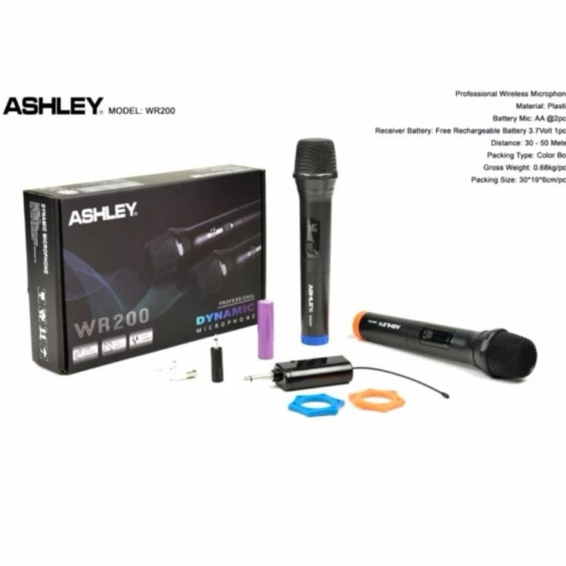 Mic Wireless Ashley WR200 ORI