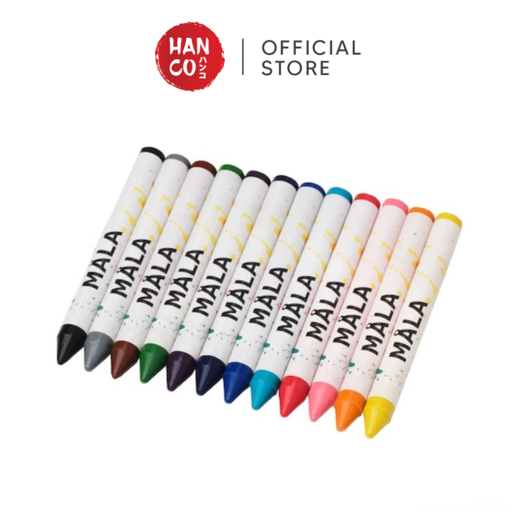 

MUST HAVE HANCO IKEA Crayon warna anak untuk menggambar isi 12 pcs warna MA241279