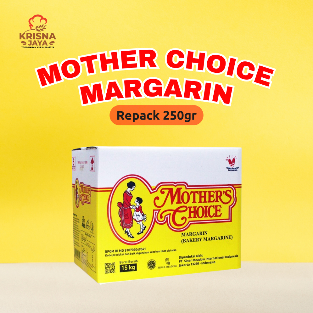 

Mothers Choice Bakery Margarine / Margarin per 250gr