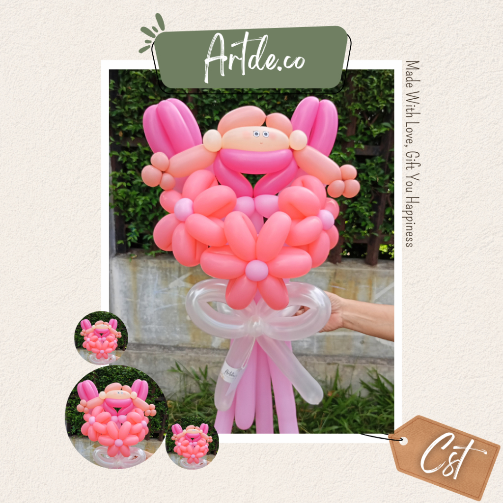 BUKET BALON KARAKTER - BUKET BALON LUCU - BUKET BALON GEMASS