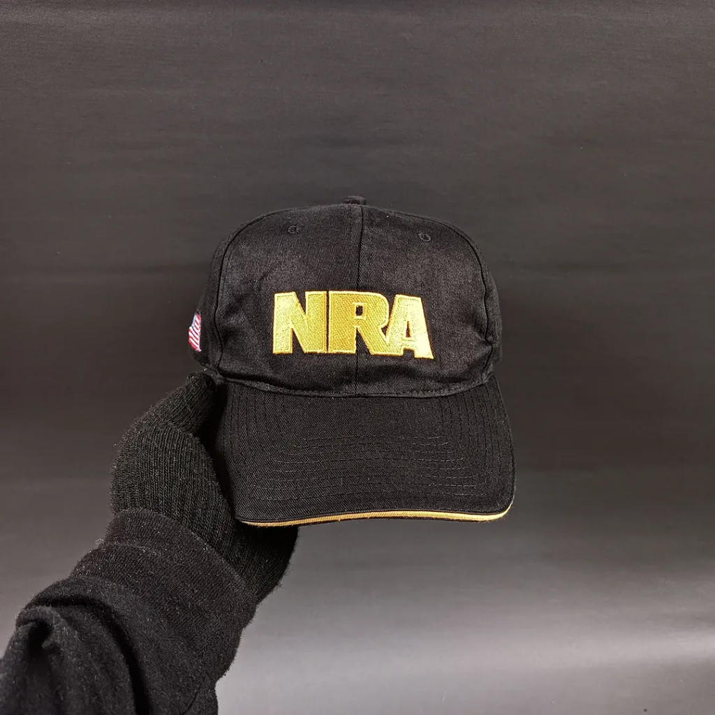 Topi Simple Cap Unisex Pria Wanita NRA Hitam