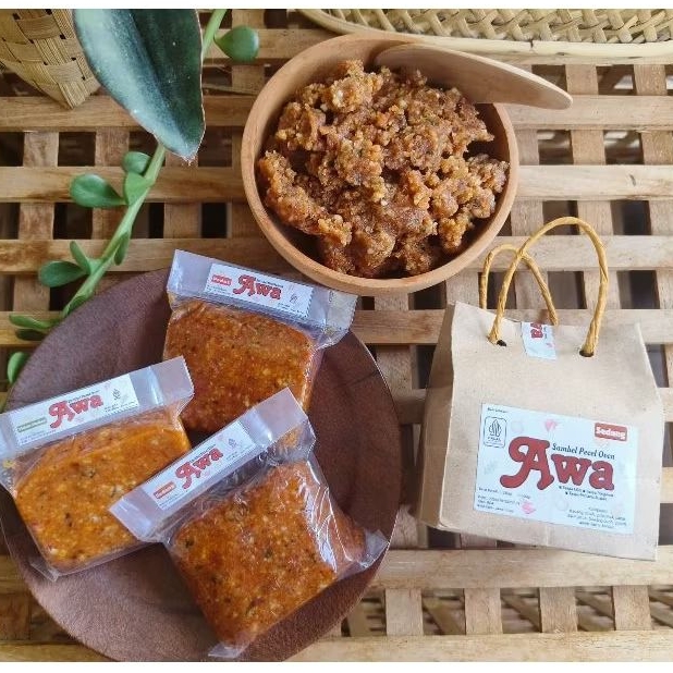 

Sambel Pecel Awa kemasan 300gr
