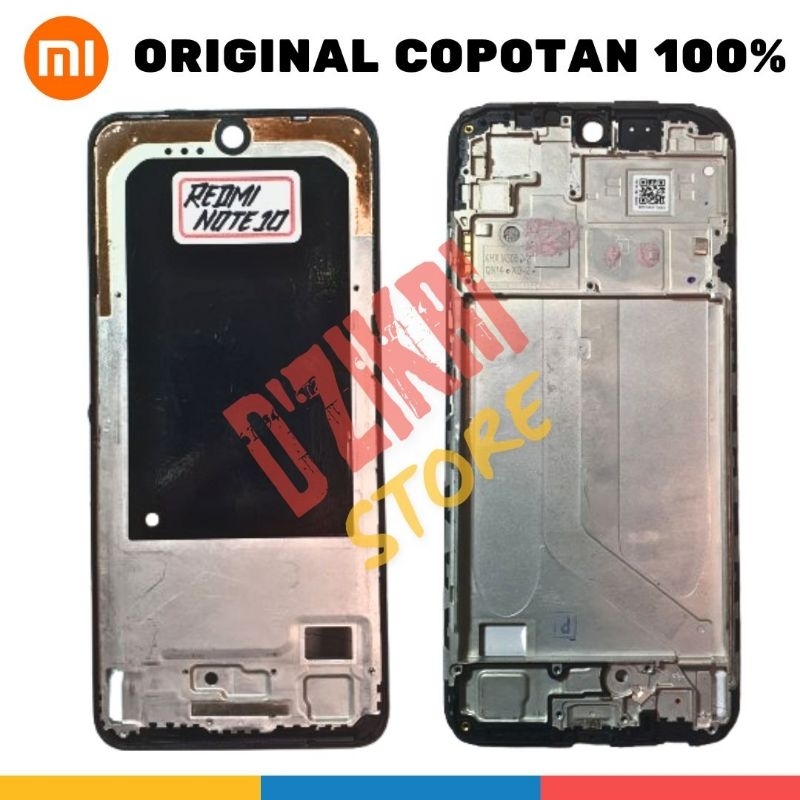 FRAME TULANGAN LCD XIAOMI REDMI NOTE 10 (4G) ORIGINAL COPOTAN