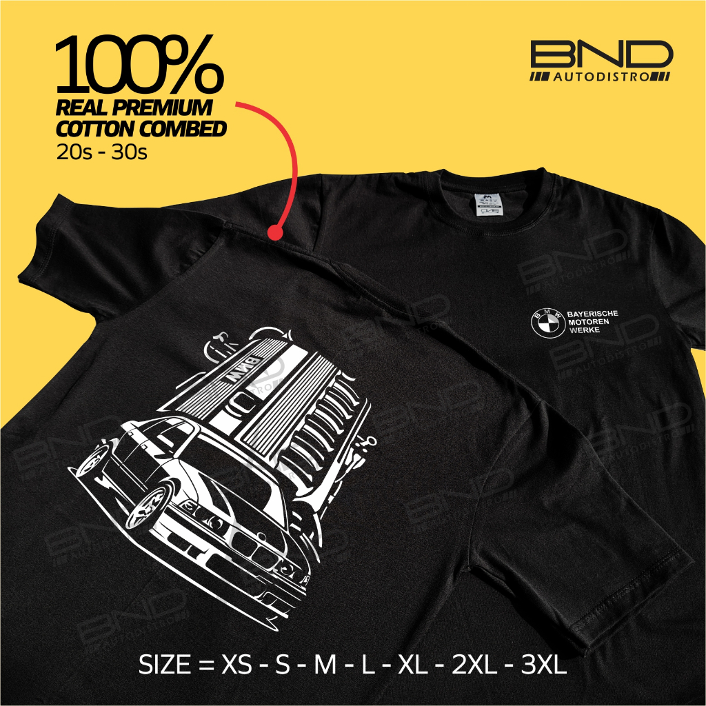[BND] Kaos BMW E36 SPECIAL T-Shirt Baju Kaos E36 Kaos Mobil Kaos Distro Pria Kaos Otomotif