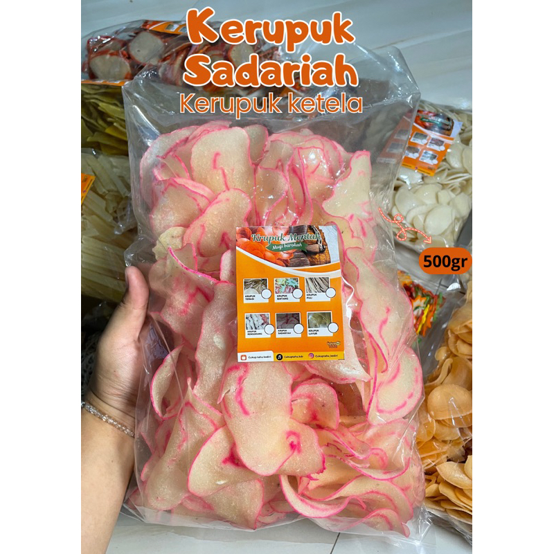 

Krupuk singkong / krupuk sadariah 500gr