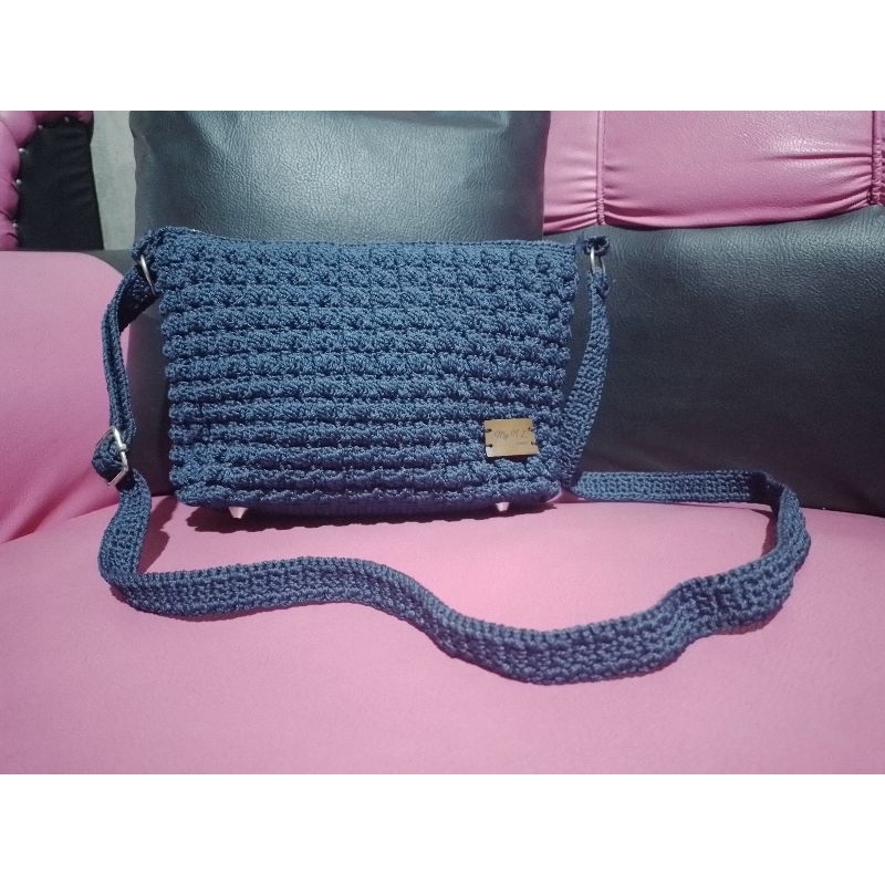 Tas Selempang Rajut Besar Wanita