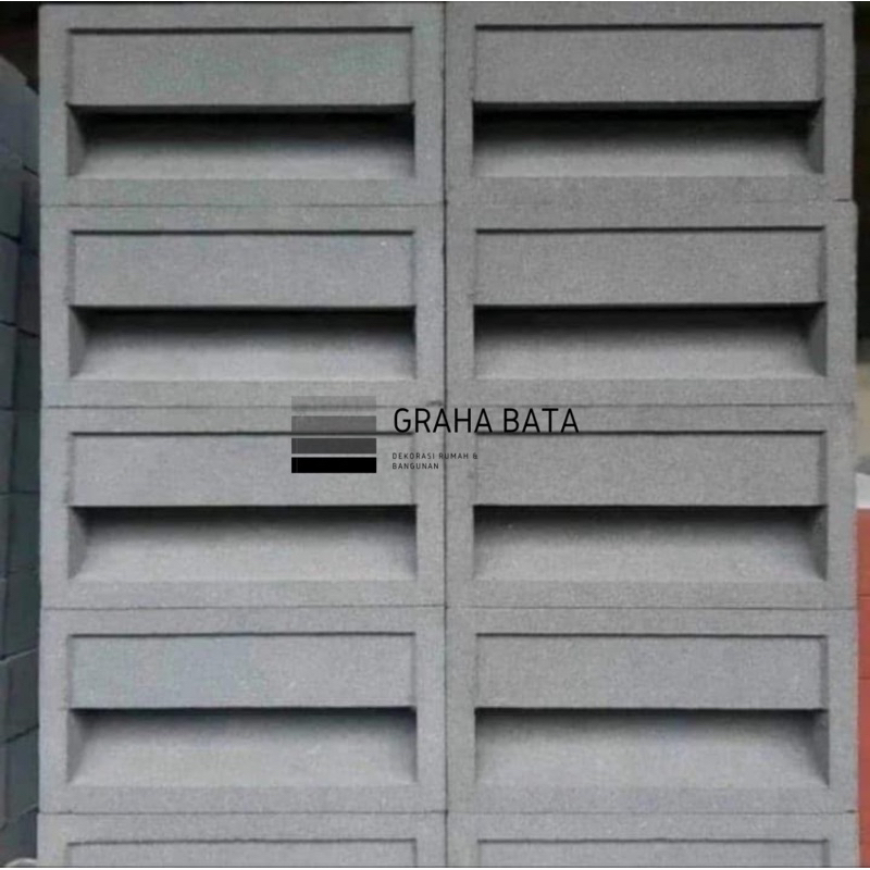 Jalusi Roster Beton Salipan / Ventilasi Udara /