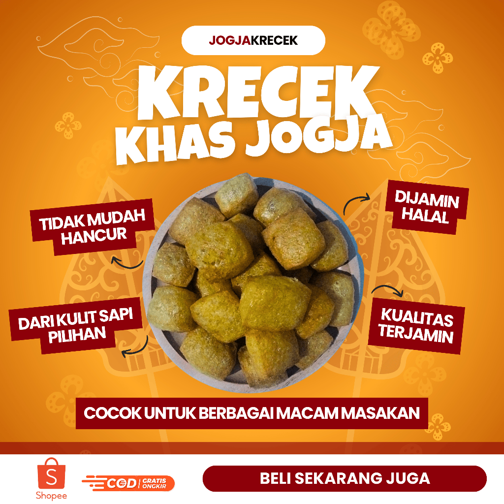 

Krecek/Krecek Sayur/Krecek Gudeg/Krecek Kulit Sapi/Krecek Gudeg Asli Jogja/Krecek Jogja