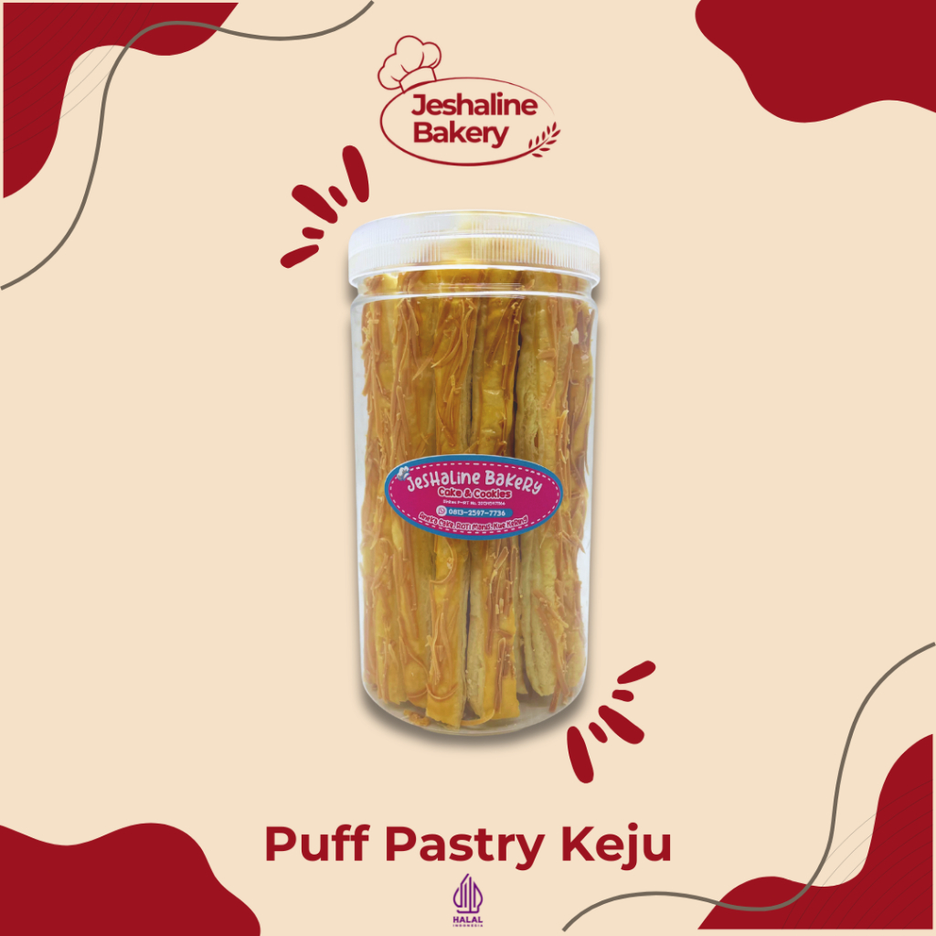 

Puff Pastry Keju Premium, Renyah & Gurih Setiap Gigitan 400 gram