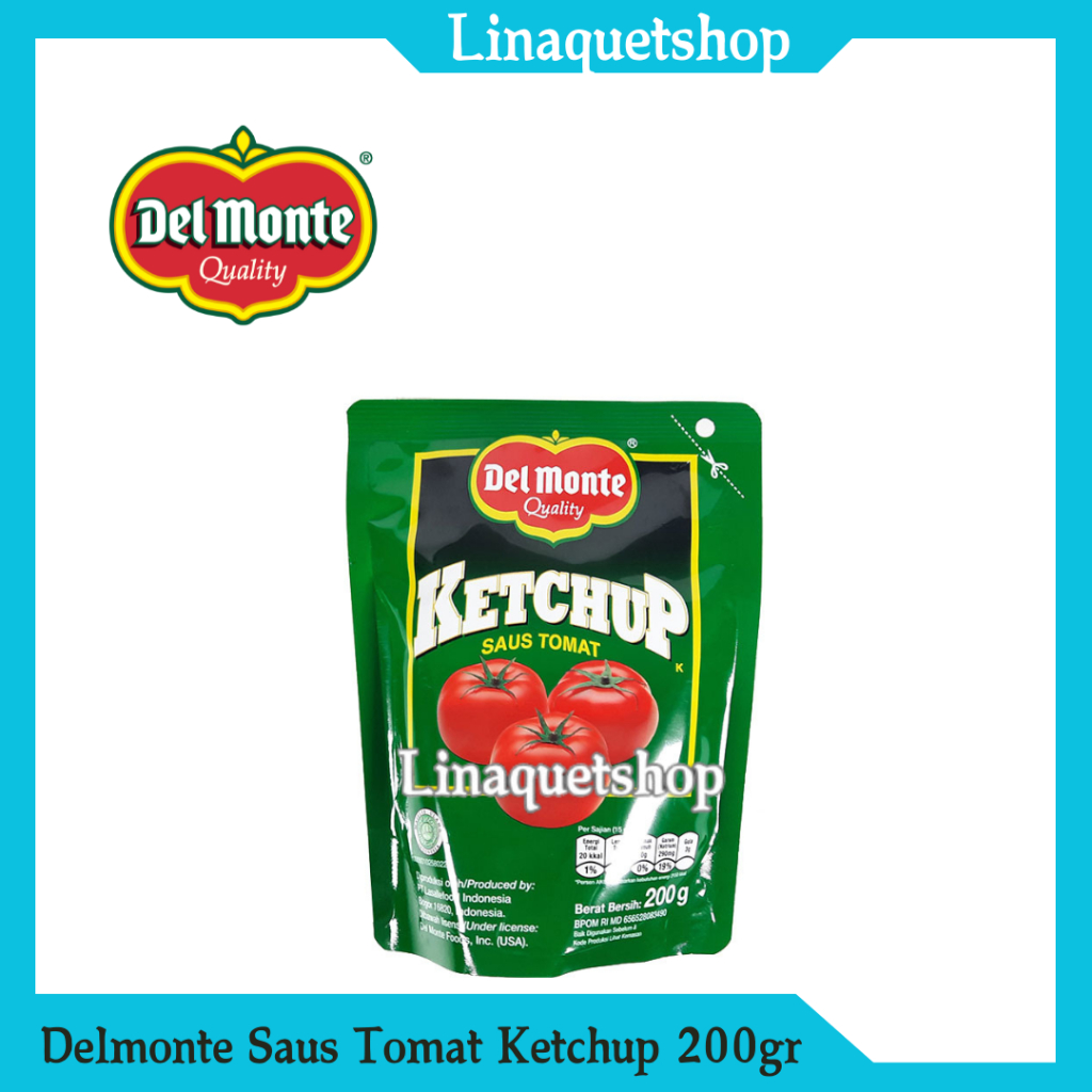 

DELMONTE Saus Tomat Ketchup Pouch 200gr