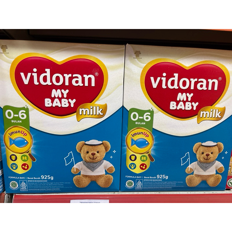 Vidoran 0-6 bulan berat 925gr