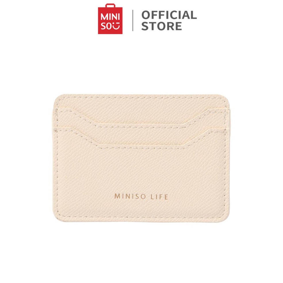 KODE W44K Miniso Womens Card Holder Dompet Wanita Stylish Wallet 3 Slot Kartu Stylish Wallet