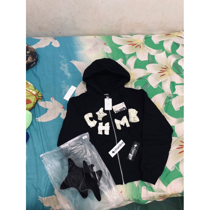 ZIPPER HOODIE CHAMBRE MASKING TAPE LIMITED LAST RESTOCK