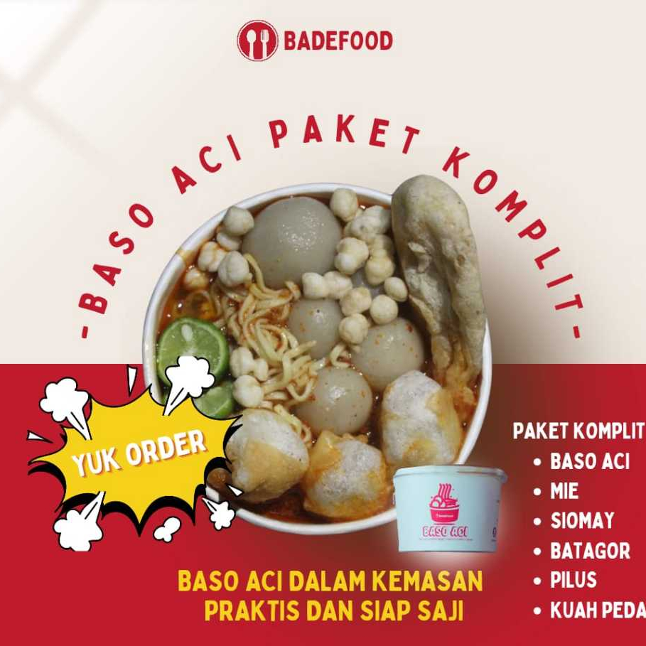 

Baso Aci Instan Full Topping Badefood