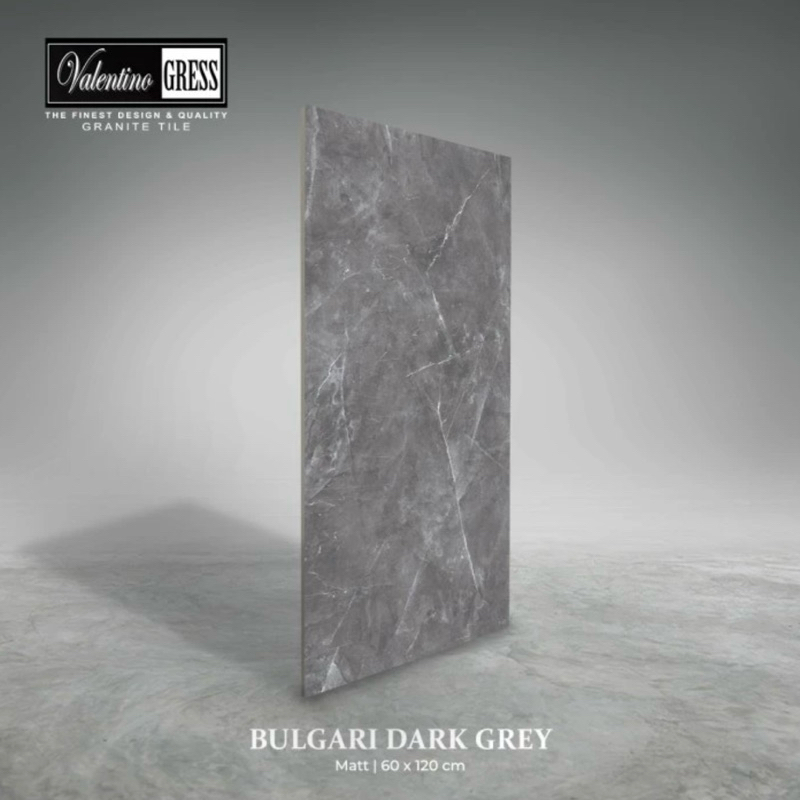 Granit 60x120 Valentino Gress Bulgari Dark Grey | Matt