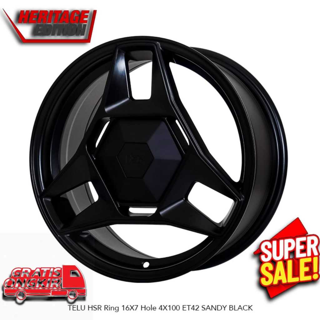Velg mobil brio calya ayla mazda2 datsun go baleno murah ring 16 velg hsr wheel telu manado