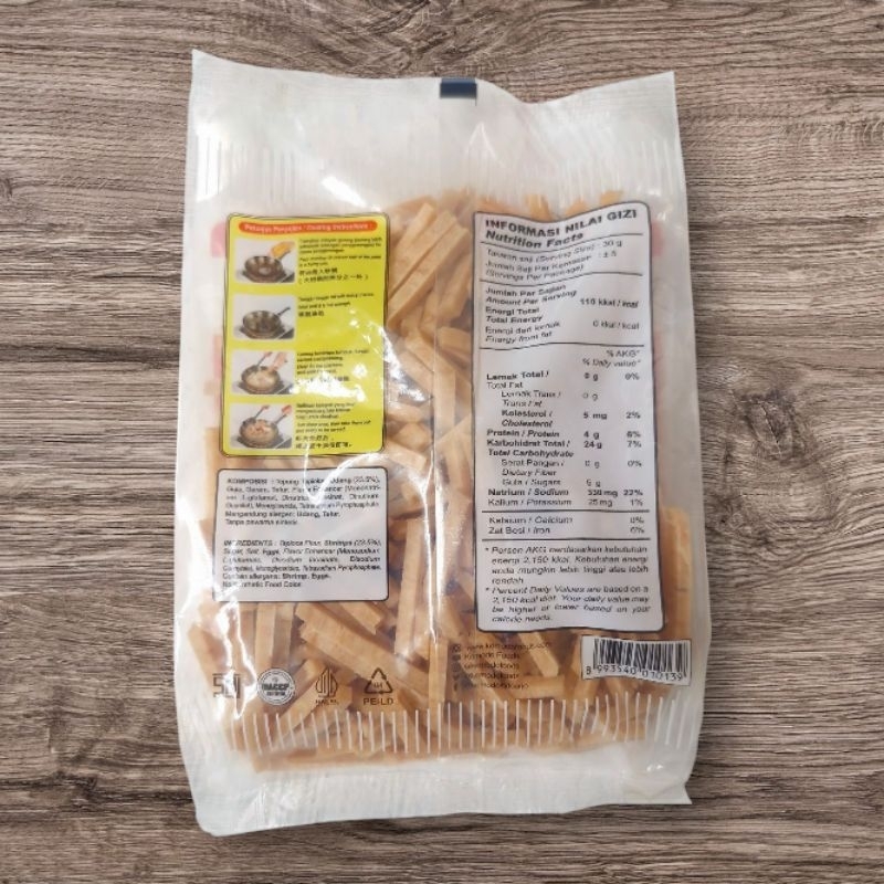 

Cahayadstore Kerupuk Udang Komodo Stick Merah 250Gr