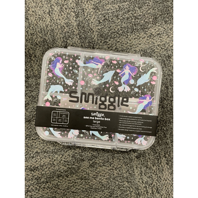 Smiggle Lunch Box Large - Mermaid