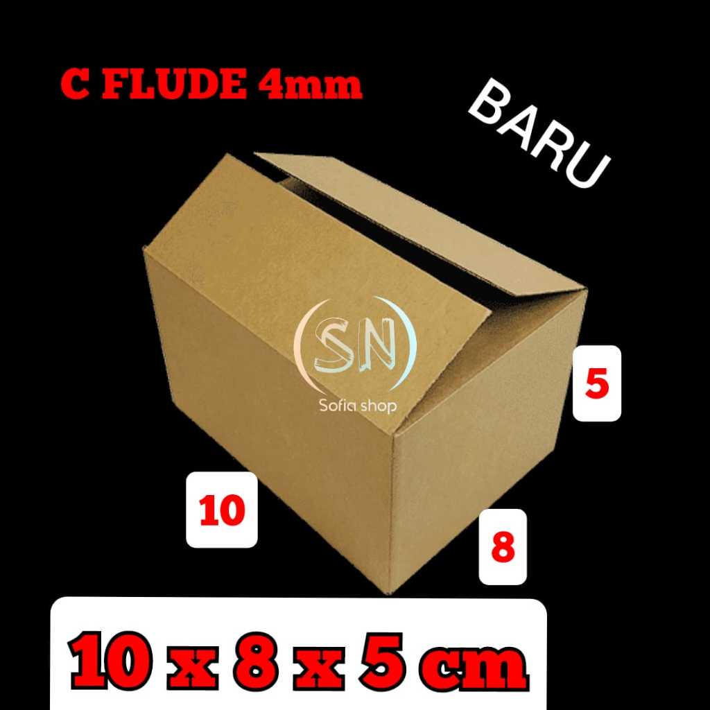 

C-FLUDE 4MM KARDUS PACKING 10x8x5cm / KARDUS PACKING ONLINE SHOP 10 x 8 x 5 CM