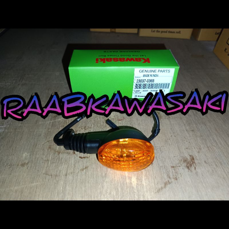 lampu sein depan kiri w175/w175tr original kawasaki
