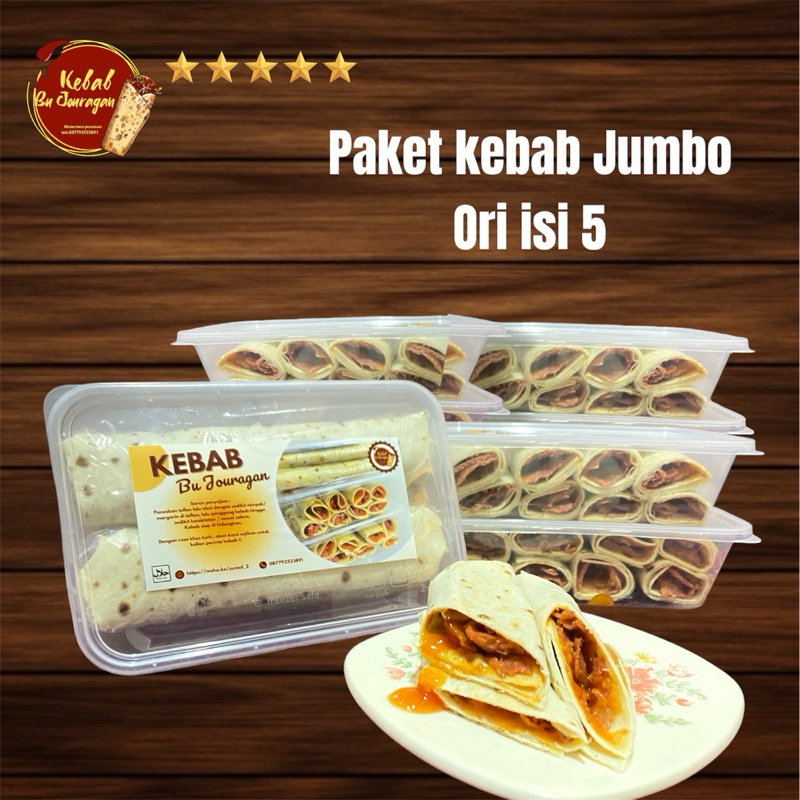 

KEBAB JUMBO PREMIUM 5 pcs HALAL