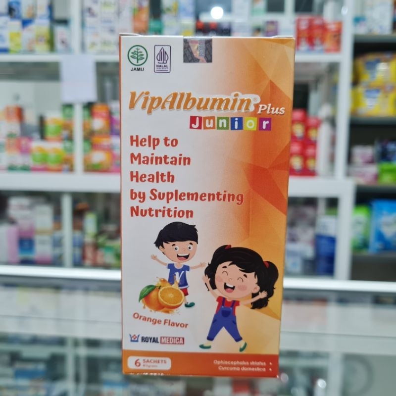 VipAlbumin Plus Junior Sachet (harga 1 sachet)