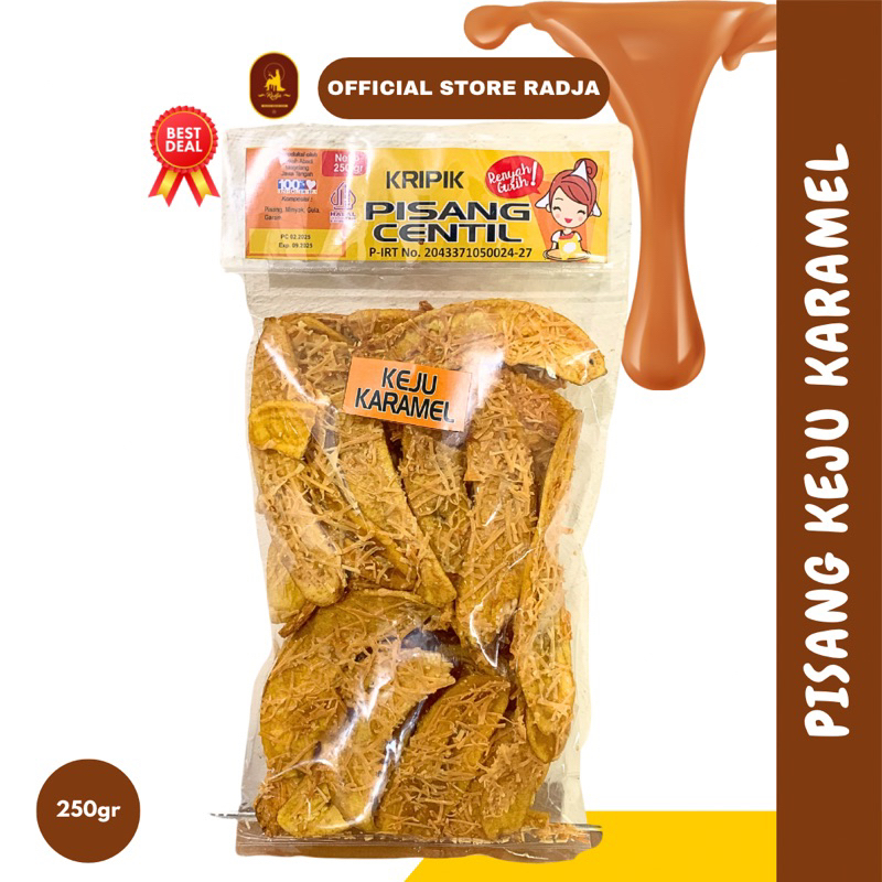 

Keripik Pisang Centil Premium Keju Karamel Lezat - Oleh Oleh Jogja