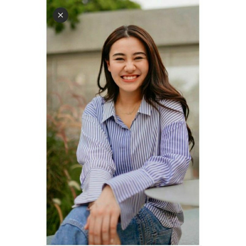 ZARA Aaliyah's Striped Shirt