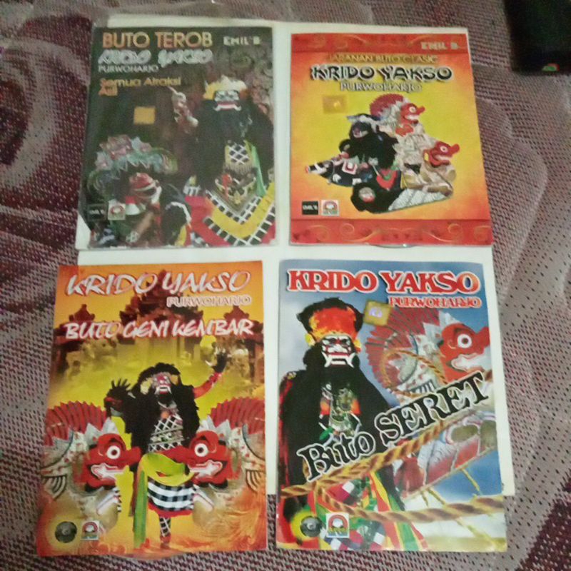 4 VCD JARANAN BUTO KRIDO YAKSO PURWOHARJO