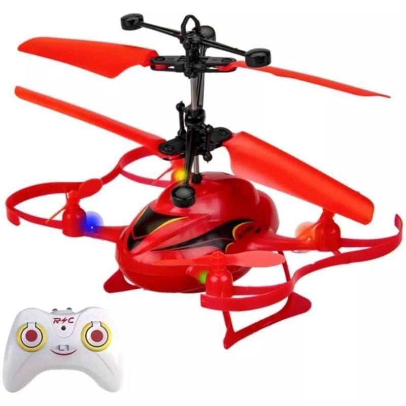 Premium - Mainan Anak Drone Helikopter Remote Control Bola Terbang Mini - Mainan Helikopter Luar  Ru