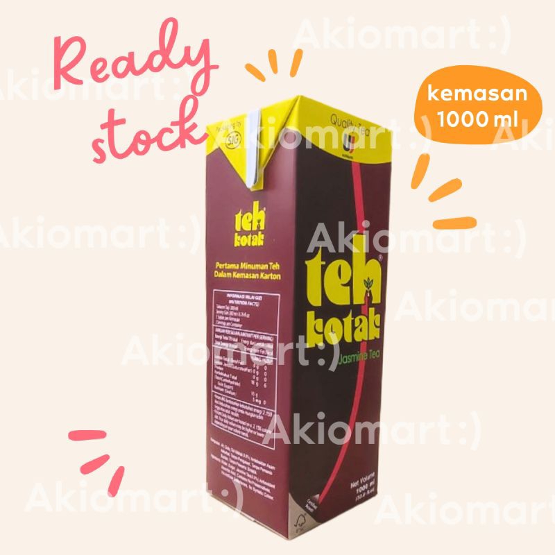 

Teh Kotak Jasmine Tea 1000 ml Ultra Teh Kotak 1 Liter