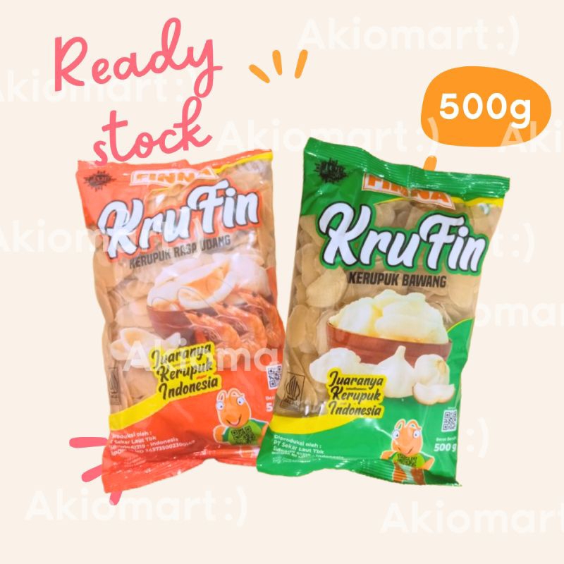 

Krufin Rasa Udang Krufin Rasa Bawang 500g kerupuk finna mentah 500g