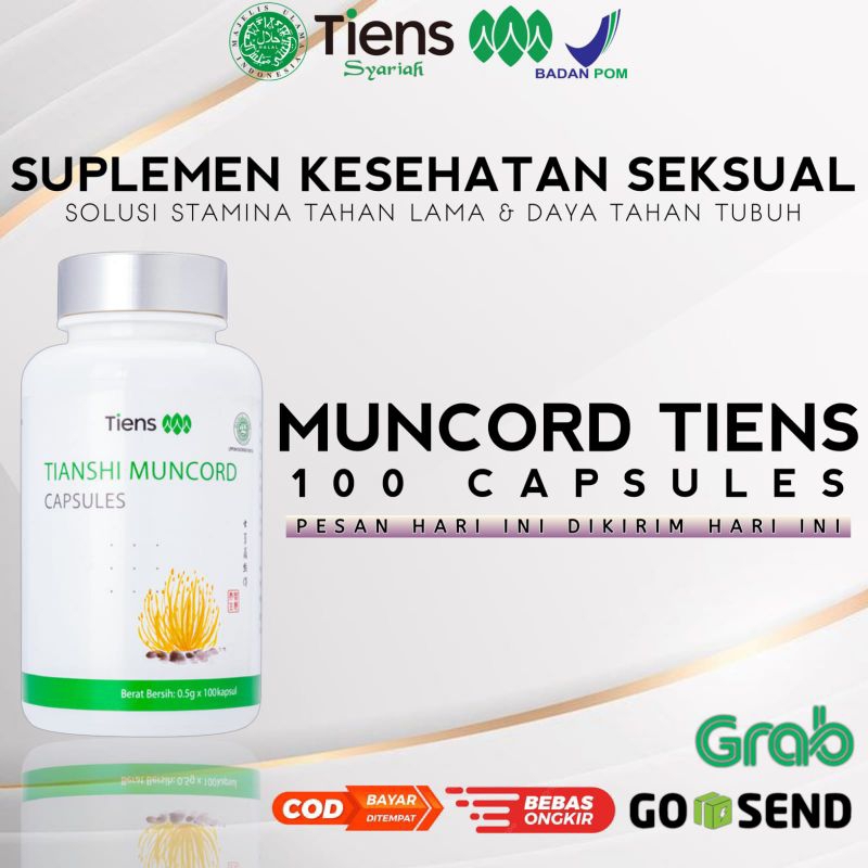 MUNCORD TIENS / CORDYCEPS / TIANSHI / SUPLEMEN TIENS / AMPUH ORIGINAL