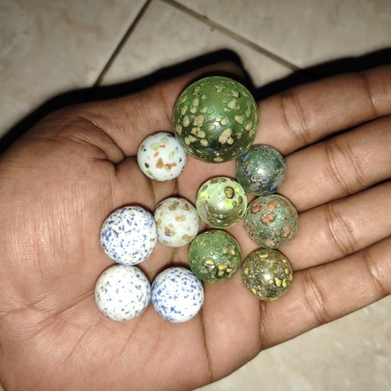 sepaket kelereng langka warisan unik jadul antik