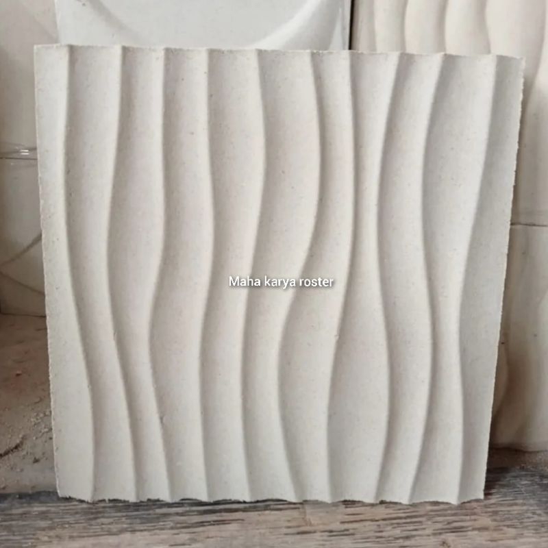Wall panel 3D beton motif Air