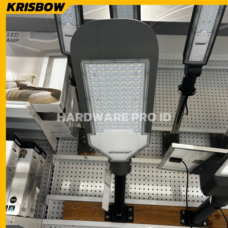 Krisbow Lampu Jalan Led Smd 100 Watt 6000k Ip65 STREET LAMP Original Krisbow