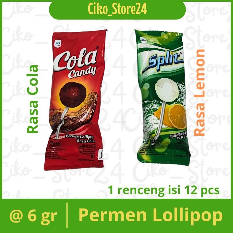 

Permen Lollipop Rasa Cola Dan lemon