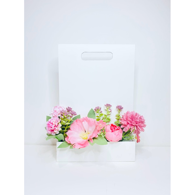 papan bunga mini / mini flower box 20x30cm