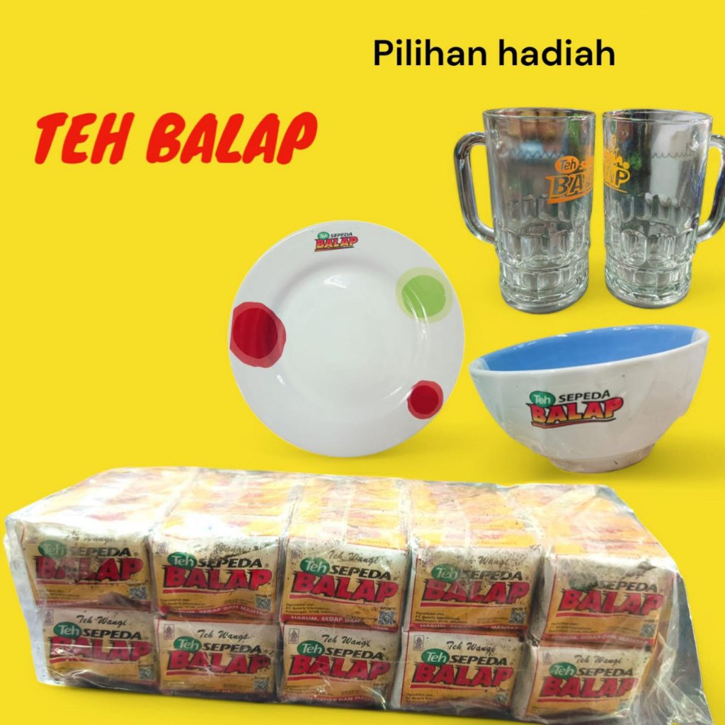 

TEH SEPEDA BALAP 1 SLOP ISI 5 PAK