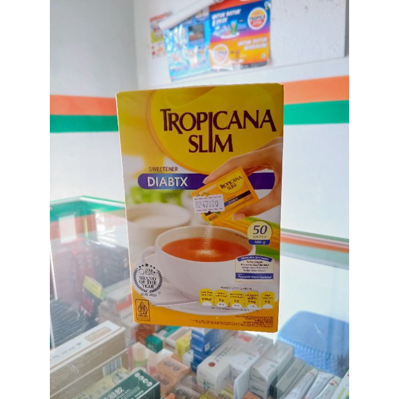 

TROPICANA SLIM DIABTX ISI@50 SASCHET