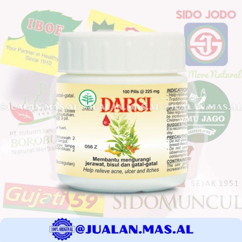 BOROBUDUR - KAPSUL & PIL DARSI BERSIH DARAH