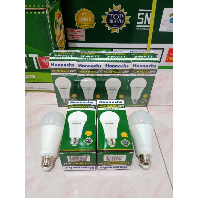 Bola lampu LED Hannochs 20watt grand primier