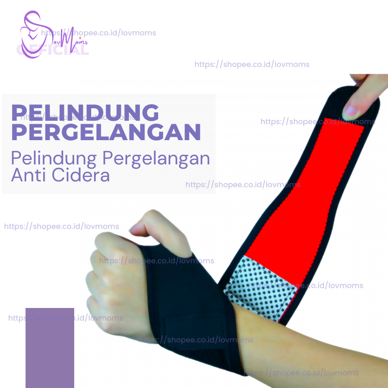 Pelindung Tangan Olahraga Fitness Wristband Wrist Support Wrap Wraps Strap Hand Protector Sarung Dak